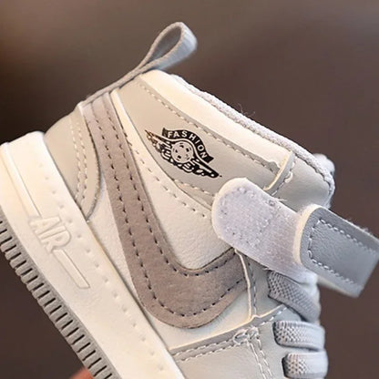 Fashion High Top Kids Sneakers Casual Shoes Boys & Girls Running Shoes Outdoor Walking Breathable Comfortable School Shoes