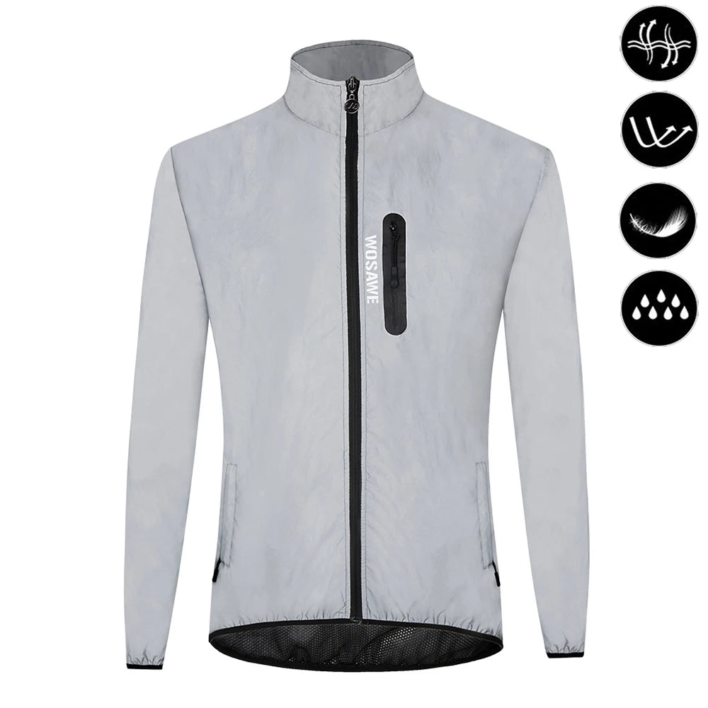 WOSAWE Cycling Vest Men Women High Visibility Vest Motorcycle Cycling Sports Outdoor Night Safety Jacket Moto MTB Bike Clothing