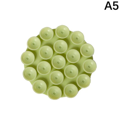 Portable Silicone Suction Cup Back Adhesive Wireless Power Bank Car Anti Slip Universal Mobile Phone Double-sided Holder