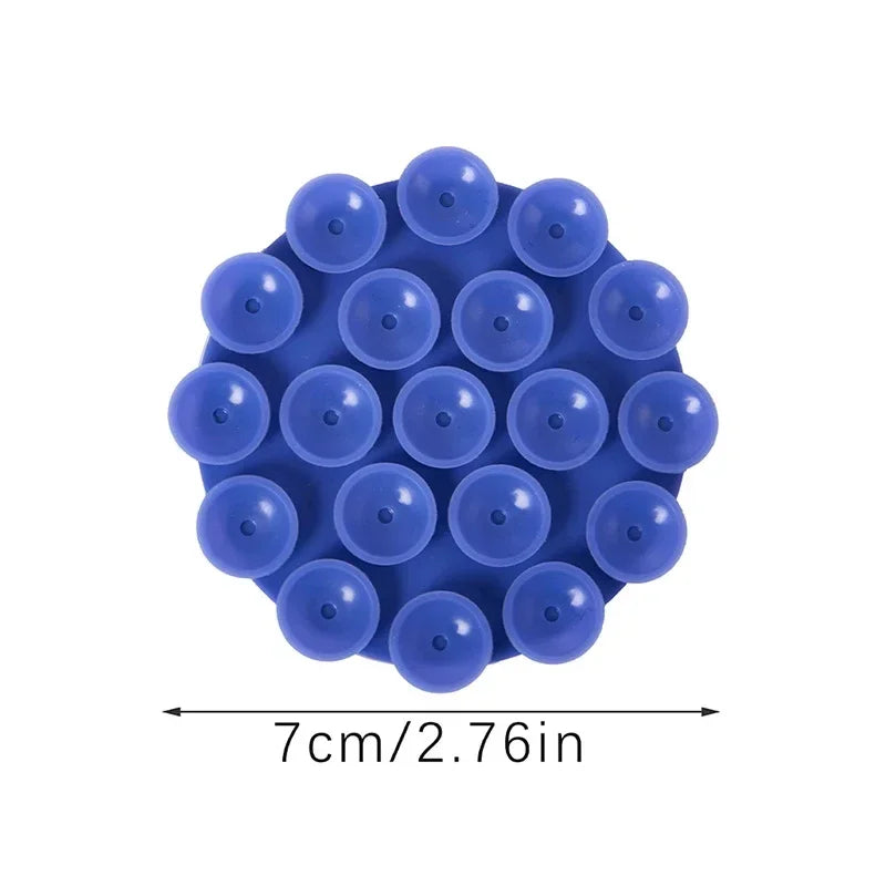 Portable Silicone Suction Cup Back Adhesive Wireless Power Bank Car Anti Slip Universal Mobile Phone Double-sided Holder