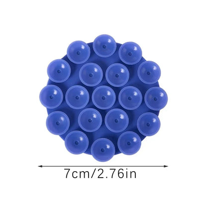 Portable Silicone Suction Cup Back Adhesive Wireless Power Bank Car Anti Slip Universal Mobile Phone Double-sided Holder