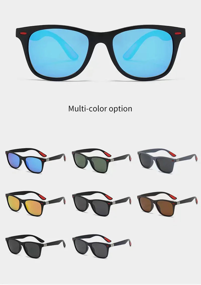 XIAOMI Classic Vintage Outdoor Polarized Sunglasses New Fashion Square Style UV400 Protection Driving Sun Glasses Goggles 2025