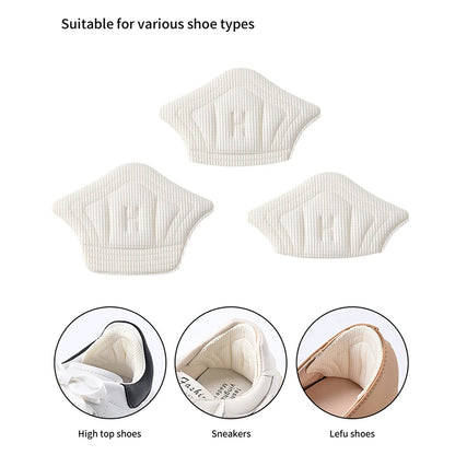 3pairs/6pairs Insoles Patch Heel Pads for Sport Shoes Back Sticker Adjustable Size Antiwear Feet Pad Cushion Insert Insole