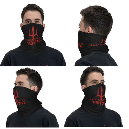 Devils Of Manchester, Manchester Is Red Bandana Neck Cover Printed Wrap Scarf Warm Headband Running For Men Women Adult Winter