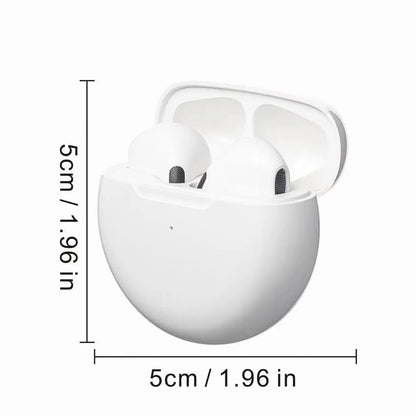 Sanrio Hello Kitty Pro6 Bluetooth Earphones Cartoon Letter A-Z Printed Headset Fashion Portable Cute Man Woman Birthday Gifts
