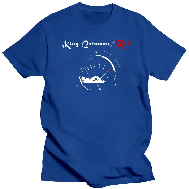 Mens Clothing  King Crimson Men Red Speedometer T Shirt Black