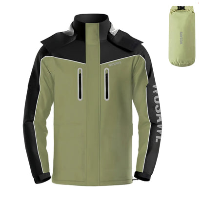 WOSAWE Unisex Hiking Jacket Men Women Waterproof Quick Dry Camping Windbreaker Trekking Fishing Rain Coat Outdoor Riding Coats
