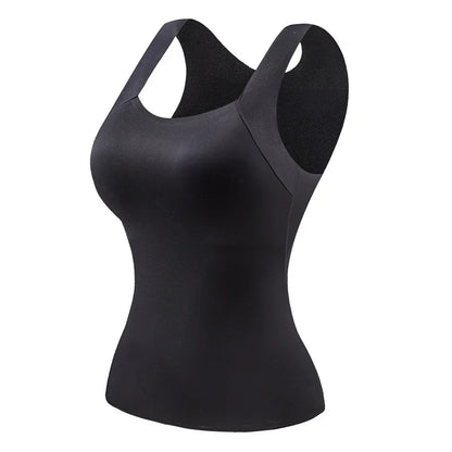 Ubowen For 40-70kg Seamless Women Camisole Top With Chest Pad Fixed Cup Bottoming Underwear Tank Tops No Steeling Ring