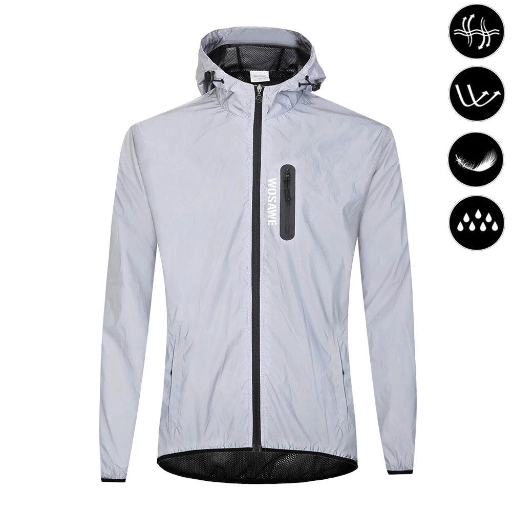 WOSAWE Cycling Vest Men Women High Visibility Vest Motorcycle Cycling Sports Outdoor Night Safety Jacket Moto MTB Bike Clothing