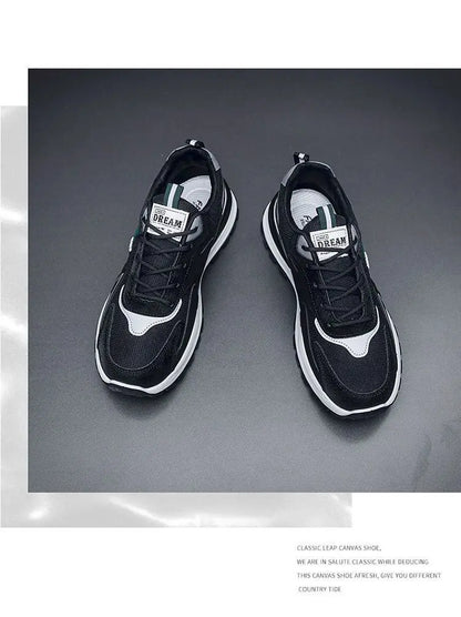 Fashion Men's Shoes Mesh Breathable Casual Sneakers Lace Up Comfort Running Shoes for Men Luxury Tennis Shoes Zapatillas Hombre