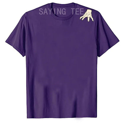 Wednesday Shirt Women's Fashion Funny Halloween Costume Addams Family Tee Wednesday Thing T-Shirt Cute Graphic Gift Goth Y2K Top