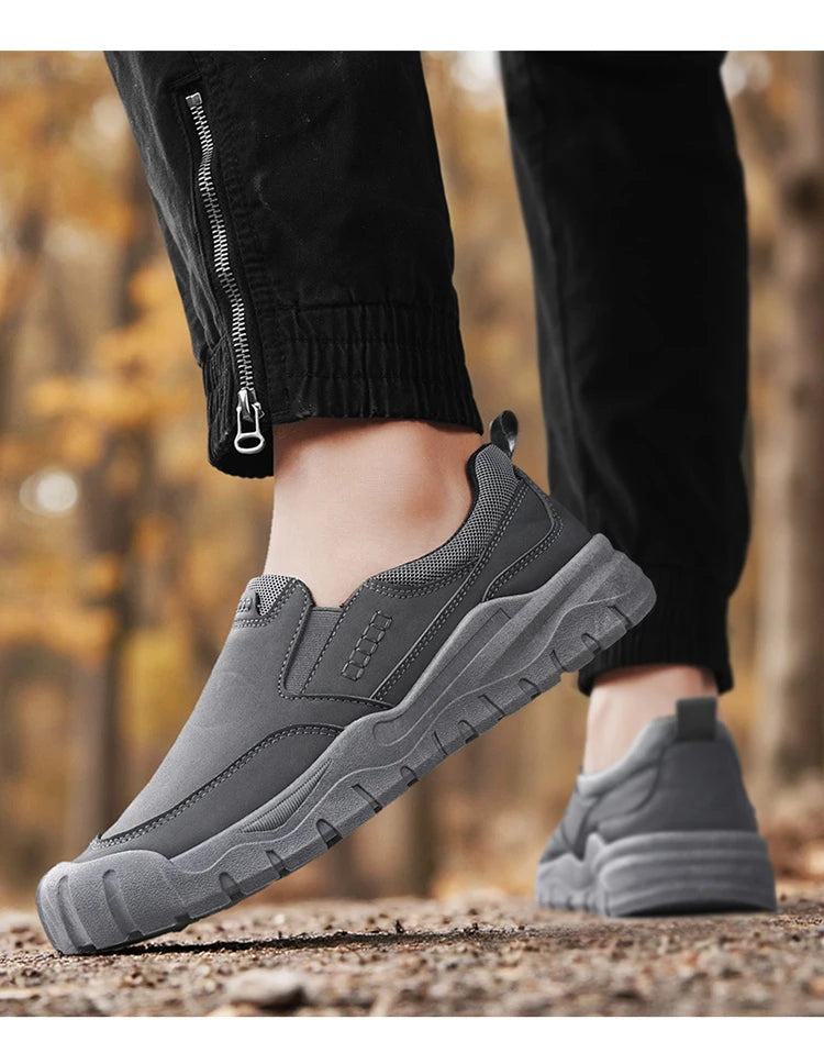 Men's shoes for work, leisure, and outdoor activities in spring and autumn, convenient to step on, suitable for sports and work