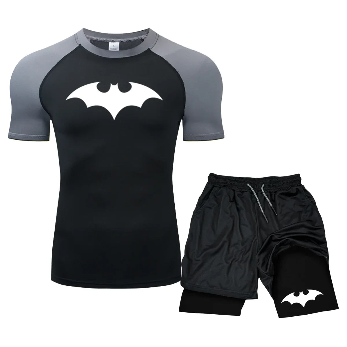 Men Sport Suits Rashguard Jiu Jitsu Jerseys Tights Pants Running T Shirt Boxing Sets Gym Training Muay Thai Shorts MMA Fightwear