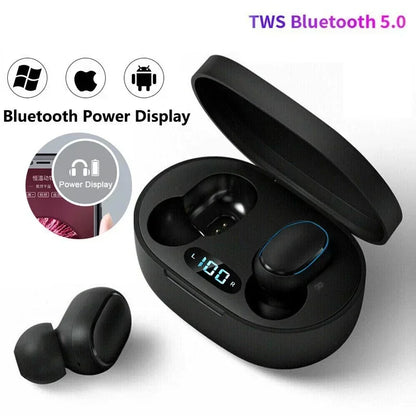 E7S TWS Wireless Headphones Bluetooth earphone Control Sport Headset Waterproof Microphone Music Earphone Work On All Smartphone