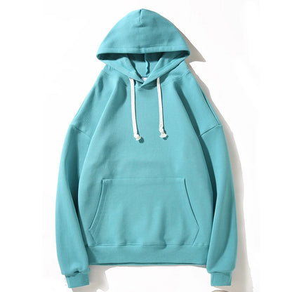 WAVLATII Women New White Hoodie Female Oversized Casual Pique Fabric Hoody Lady Light Green Hooded Tops for Spring Autumn WH2395