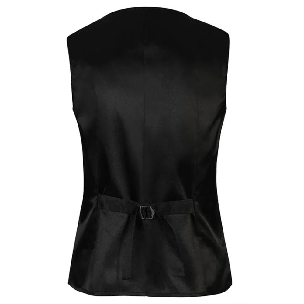 Mens Medieval Waistcoat Cosplay Costume Steampunk Jacket Vest Coat Victorian Ghost Gothic Blazer Suits Dress Up Tops