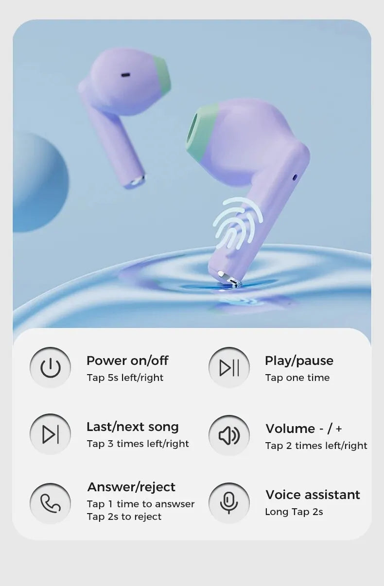 Realfit F2 Bluetooth Earphone Excellent HIFI Quality TWS Wireless Earbuds Wholesale for realme xiaomi