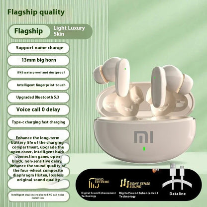 Original XIAOMI Earphone TWS Bluetooth Headset HiFi Wireless Headphone Mic Noise Reduction Earbuds Waterproof Game Motion S90